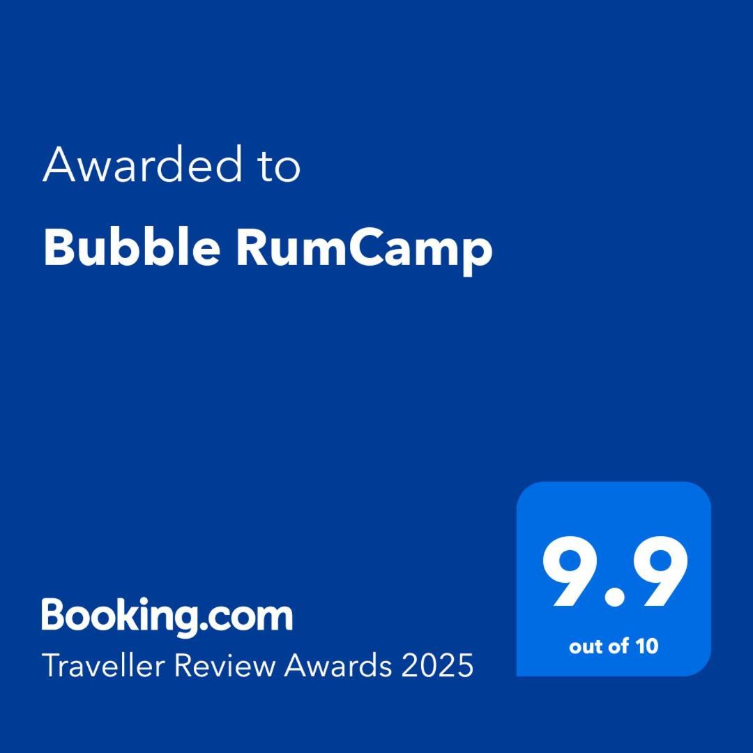 Bubble Rumcamp Wadi Rum Exteriör bild